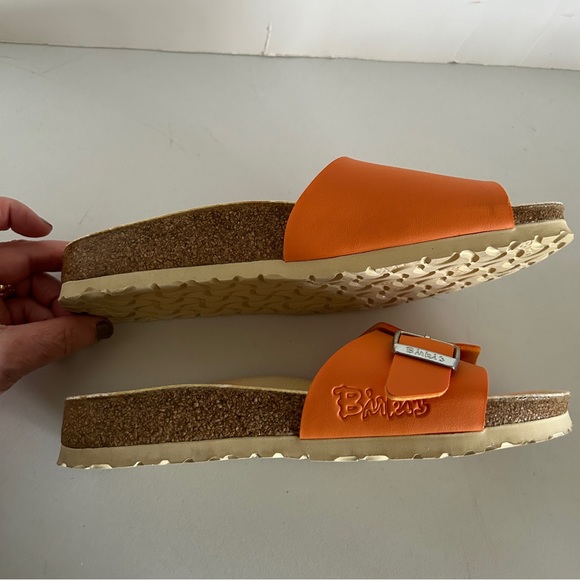 BOHO Birkenstock Catalina Orange Sandals Shoes Slides 39 8 8.5 minimal wear &… - Picture 12 of 16